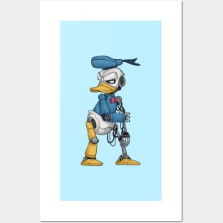 Donald duck robot transformations Posters and Art